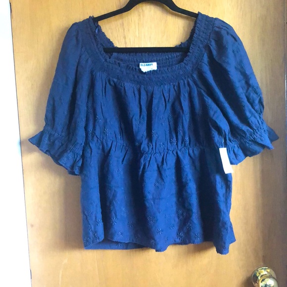 Fit & Flare Off the Shoulder Shirt - Picture 1 of 5